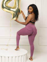 Violet Allure High Waist Leggings