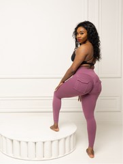 Violet Allure High Waist Leggings