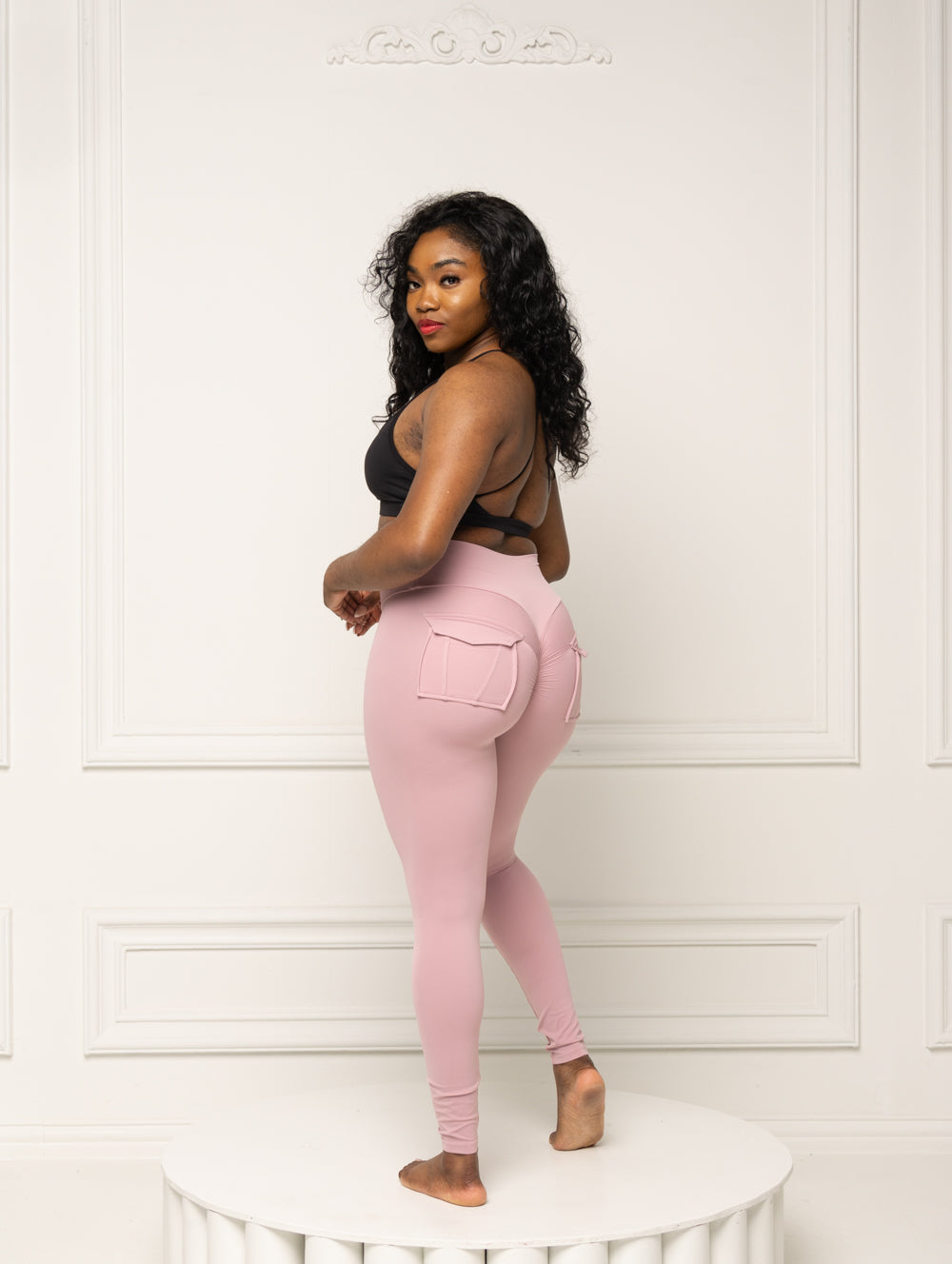 Cotton Candy Crush High Waist Leggings