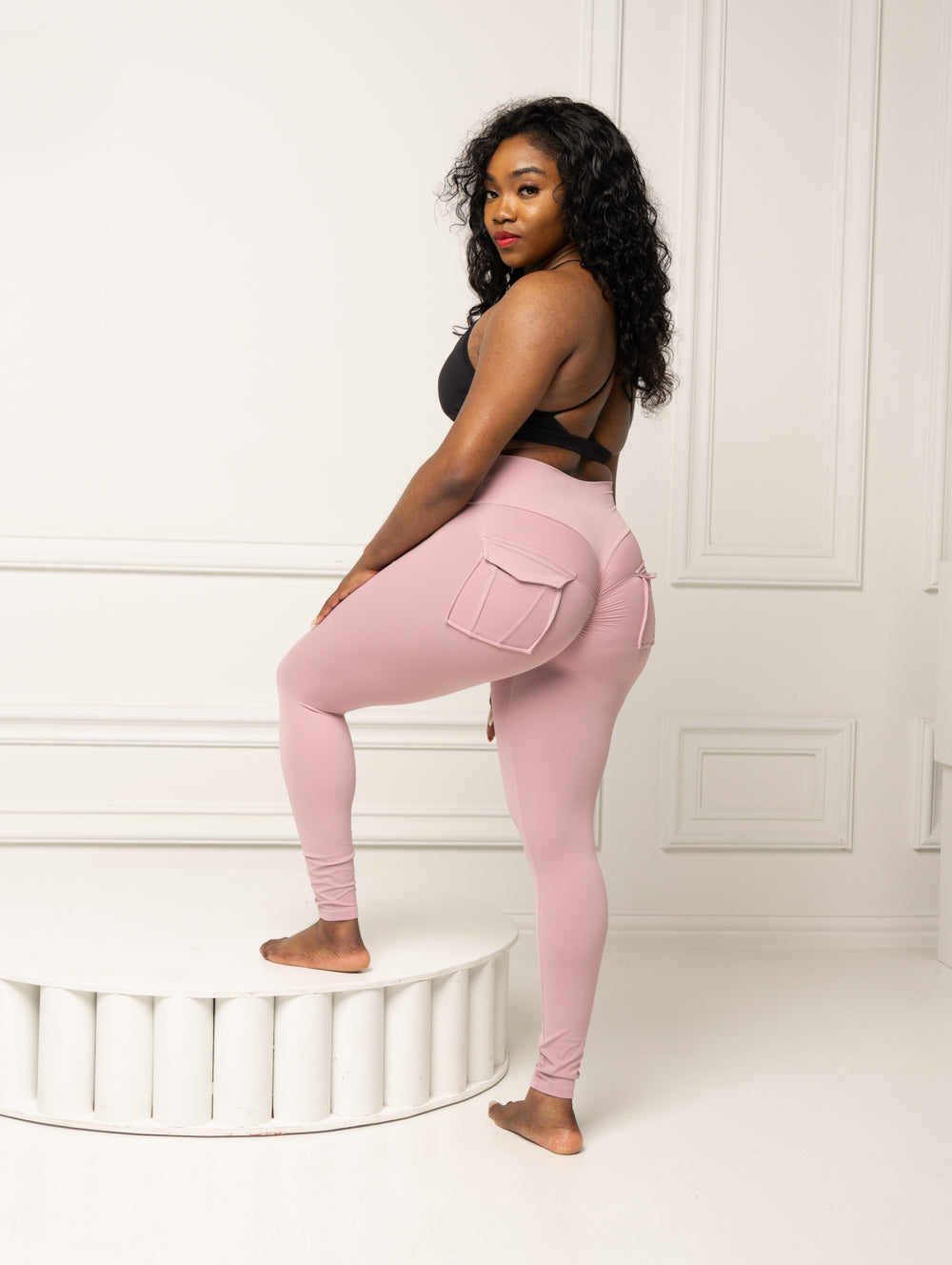 Cotton Candy Crush High Waist Leggings